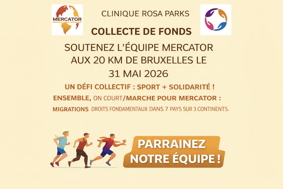 Courir pour les droits humains soutenez l’équipe Mercator aux 20 km de Bruxelles